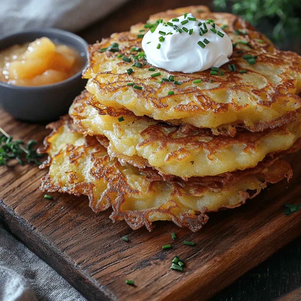 Die Zutaten für Kartoffelpuffer sind einfach und leicht zu bekommen. Hier sind die Hauptzutaten, die du brauchst: