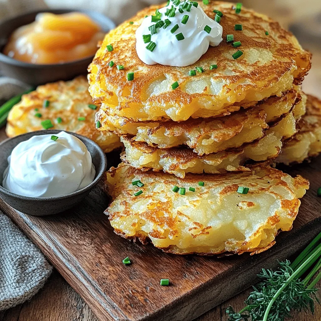 Die Zutaten für Kartoffelpuffer sind einfach und leicht zu bekommen. Hier sind die Hauptzutaten, die du brauchst: