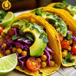 - 1 Dose (425 g) Kichererbsen, abgespült und abgetropft - 1 Esslöffel Olivenöl - 1 Teelöffel Chilipulver - 1/2 Teelöffel Kreuzkümmel - 1/2 Teelöffel geräuchertes Paprikapulver - 1/4 Teelöffel Cayennepfeffer (nach Geschmack anpassen) - Salz und Pfeffer nach Geschmack - 8 kleine Mais-Tortillas Die Kichererbsen sind die Hauptzutat. Sie bringen einen tollen Geschmack und eine gute Textur. Ich empfehle, die Kichererbsen gut abzuspülen. So wird der Geschmack besser. Die Gewürze machen die Kichererbsen würzig und spannend. Olivenöl hilft beim Braten und sorgt für einen tollen Geschmack. Die Tortillas sind die Basis für unsere Tacos. Sie sollten weich und biegsam sein. - 1 Avocado, in Scheiben geschnitten - 1 Tasse rote Kohl, fein gehobelt - 1/2 Tasse Kirschtomaten, halbiert - 1/4 Tasse frischer Koriander, gehackt Frische Zutaten bringen Farbe und Crunch. Avocado macht die Tacos cremig. Roter Kohl gibt einen schönen Biss. Kirschtomaten fügen Süße hinzu. Frischer Koriander bringt einen tollen Duft. Diese Zutaten sind wichtig für den Geschmack und die Präsentation. - Scharfe Soße, für zusätzliche Schärfe - Limettenspalten, zum Servieren Optionale Zutaten sind tolle Ergänzungen. Scharfe Soße macht die Tacos noch würziger. Limettenspalten geben einen frischen Kick. Ich empfehle, die Soße nach Geschmack hinzuzufügen. Die Limette bringt einen saftigen Geschmack. Für das vollständige Rezept, schau dir die [Full Recipe] an. - Spüle die Kichererbsen ab und lass sie gut abtropfen. - Zerdrücke die Hälfte der Kichererbsen mit einer Gabel. So bleibt die andere Hälfte ganz. Dies gibt den Tacos eine schöne Textur. - Erhitze 1 Esslöffel Olivenöl in einer Pfanne bei mittlerer Hitze. - Gib die zerdrückten und ganzen Kichererbsen in die Pfanne. - Streue das Chilipulver, Kreuzkümmel, geräuchertes Paprikapulver, Cayennepfeffer, Salz und Pfeffer darüber. Mische alles gut. - Koche die Mischung 5-7 Minuten. Sie sollte warm und leicht knusprig sein. - Erwärme die kleinen Mais-Tortillas in einer separaten Pfanne für etwa 30 Sekunden auf jeder Seite. - Nimm eine Tortilla und gib einen großen Löffel der Kichererbsenmischung darauf. - Garniere die Tacos mit Avocadoscheiben, gehobeltem Kohl, halbierten Kirschtomaten und frischem Koriander. - Serviere sie mit Limettenspalten und nach Wunsch mit scharfer Soße. Du kannst das gesamte Rezept [hier](Full Recipe) finden. Um den Geschmack deiner würzigen Kichererbsen-Tacos zu verbessern, kannst du die Gewürze variieren. Probiere verschiedene Kombinationen aus. Füge zum Beispiel etwas Knoblauchpulver oder Zwiebelpulver hinzu. Das gibt den Tacos mehr Tiefe. Frische Kräuter sind auch wichtig. Koriander bringt eine frische Note. Du kannst auch Petersilie verwenden, wenn du Koriander nicht magst. Frische Kräuter machen den Taco lebendig und bunt. Die richtige Zubereitung der Kichererbsen ist entscheidend. Achte darauf, sie nicht zu lange zu kochen. Das macht sie matschig. Koche sie nur, bis sie leicht knusprig sind. So bleibt die Textur angenehm. Wähle die Tortillas mit Bedacht aus. Kleine Mais-Tortillas sind ideal. Sie sind weich und nehmen die Füllung gut auf. Erwärme sie kurz in der Pfanne, damit sie biegsam sind. Das macht das Essen einfacher und leckerer. Die Garnierung kann das Essen schöner machen. Avocado und frische Tomaten machen die Tacos bunt. Du kannst auch etwas gehackte Zwiebel hinzufügen. Das sorgt für einen zusätzlichen Crunch und Geschmack. Serviere die Tacos auf einem bunten Teller. Das sieht toll aus und macht mehr Lust auf das Essen. Limettenspalten dazugeben, um den Geschmack zu verstärken. Ein Spritzer Limette gibt den Tacos das gewisse Etwas. Wenn du mehr Schärfe magst, füge scharfe Soße hinzu. Um das volle Erlebnis zu genießen, schau dir die [Full Recipe] an. {{image_4}} Wenn du nach Alternativen zu Kichererbsen suchst, probiere schwarze Bohnen oder Linsen. Diese Hülsenfrüchte bieten einen tollen Geschmack und eine ähnliche Textur. Du kannst auch Quinoa verwenden. Das macht die Tacos leicht und nahrhaft. Zusätzlich kannst du viele weitere vegetarische Zutaten hinzufügen. Avocados, rote Paprika oder Zucchini passen gut. Diese Zutaten bringen frische Aromen und Farben in deine Tacos. Du kannst den Schärfegrad anpassen, um deinen Geschmack zu treffen. Wenn du es schärfer willst, füge mehr Cayennepfeffer hinzu. Für weniger Schärfe nimm einfach weniger. Die Verwendung von verschiedenen Paprikasorten bringt neue Geschmäcker. Süße, geräucherte oder scharfe Paprika können deine Tacos interessanter machen. Experimentiere mit verschiedenen Mischungen, um dein perfektes Gewürzprofil zu finden. Passende Dips sind wichtig für ein tolles Tacos-Erlebnis. Guacamole oder Salsa sind einfache und leckere Dips. Diese bringen zusätzliche Frische und Geschmack. Snacks, die gut dazu passen, sind Tortilla-Chips oder ein einfacher Salat. Sie ergänzen deine Tacos und machen das Essen noch spannender. Für mehr Details und die vollständige Anleitung, schau dir das [Full Recipe] an. - Aufbewahrung von Kichererbsen: Wenn Sie Kichererbsen aus der Dose verwenden, lagern Sie die ungenutzten Kichererbsen in einem luftdichten Behälter. Fügen Sie etwas Wasser hinzu, damit sie frisch bleiben. So bleiben sie bis zu drei Tage im Kühlschrank gut. - Tipps für frische Zutaten: Kaufen Sie frische Avocados, Kohlgemüse und Kirschtomaten. Lagern Sie diese im Kühlschrank, um ihre Frische zu bewahren. Wickeln Sie die Avocado in ein Tuch, um das Reifen zu stoppen. Halten Sie den Kohl in einem Plastikbeutel, um ihn knackig zu halten. - Kühlen und Aufwärmen: Wenn Sie fertige Tacos haben, decken Sie sie ab und stellen Sie sie in den Kühlschrank. Sie halten dort bis zu zwei Tage. Um sie wieder aufzuwärmen, legen Sie sie in den Ofen bei 180 Grad für fünf bis zehn Minuten. So bleiben sie warm und knusprig. - Einfrieren der Zutaten: Sie können die Kichererbsenmischung einfrieren. Teilen Sie sie in Portionen und legen Sie sie in einen Gefrierbeutel. So bleiben sie bis zu drei Monate haltbar. Bei Bedarf einfach auftauen und aufwärmen. - Wie lange sind die Zutaten haltbar?: Kichererbsen aus der Dose sind nach dem Öffnen im Kühlschrank drei Tage haltbar. Frische Avocados halten bis zu einer Woche. Roter Kohl und Kirschtomaten bleiben etwa fünf bis sieben Tage frisch. - Optimaler Verzehrzeitraum: Für den besten Geschmack empfehle ich, die Tacos frisch zu genießen. Wenn Sie sie im Kühlschrank aufbewahren, essen Sie sie innerhalb von zwei Tagen. So bleiben die Aromen und die Textur am besten. Um Spicy Chickpea Tacos zu machen, folge einfach diesen Schritten: 1. Spüle die Kichererbsen ab und lasse sie abtropfen. 2. Zerdrücke die Hälfte der Kichererbsen in einer Schüssel. 3. Erhitze 1 Esslöffel Olivenöl in einer Pfanne. 4. Gib die Kichererbsen in die Pfanne und füge die Gewürze hinzu. 5. Koche die Mischung für 5 bis 7 Minuten. 6. Erwärme die Tortillas in einer separaten Pfanne. 7. Baue die Tacos zusammen und füge die frischen Zutaten hinzu. Für die vollständigen Schritte schau dir das [Full Recipe] an. Ja, du kannst die Tacos im Voraus vorbereiten. Koche die Kichererbsenmischung und lagere sie in einem luftdichten Behälter im Kühlschrank. Du kannst die Tortillas auch im Voraus erwärmen und bereitstellen. So sparst du Zeit, wenn es Zeit zum Essen ist. Ja, Spicy Chickpea Tacos sind sehr gesund. Kichererbsen sind reich an Ballaststoffen und Eiweiß. Sie helfen, den Blutzuckerspiegel stabil zu halten. Außerdem bieten die frischen Zutaten wie Avocado und Kohl Vitamine und gesunde Fette. Diese Tacos sind gut für eine ausgewogene Ernährung. Du weißt jetzt, wie man Spicy Chickpea Tacos zubereitet. Wir haben die Hauptzutaten wie Kichererbsen, Gewürze und frische Zutaten wie Avocado und Kohl besprochen. Du hast auch erfahren, wie du die Tacos Schritt für Schritt zubereitest und ihre Aromen verbesserst. Denke daran, mit Gewürzen zu experimentieren und deine eigenen Variationen zu schaffen. Diese Tacos sind einfach, lecker und leicht anpassbar. Probiere es aus und genieße die gesunde Mahlzeit!