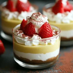 Vanilla Mousse Lecker und Einfach Zubereiten 3 Um die perfekte Vanille Mousse zu machen, brauchst du diese Zutaten: - 240 ml Schlagsahne - 120 ml Vollmilch - 70 g Zucker - 2 große Eigelbe - 1 Esslöffel Vanilleextrakt - 2 Teelöffel Gelatinepulver - 3 Esslöffel kaltes Wasser - Eine Prise Salz Jede Zutat spielt eine wichtige Rolle, um die Mousse cremig und lecker zu machen. Die Schlagsahne sorgt für die Luftigkeit. Die Vollmilch gibt einen schönen, vollen Geschmack. Zucker süßt die Mousse und macht sie unwiderstehlich. Die Eigelbe helfen, die Mousse zu binden und geben eine reiche Textur. Vanilleextrakt bringt den köstlichen Vanillegeschmack, den wir lieben. Gelatine sorgt dafür, dass die Mousse fest wird. Kaltes Wasser hilft, die Gelatine aufzulösen, und Salz hebt den Geschmack jeder Zutat hervor. Für das beste Ergebnis, achte darauf, frische Zutaten zu verwenden. Wenn du alles bereit hast, kannst du mit dem Rezept beginnen. Die Zubereitung ist einfach, aber die Zutaten sind entscheidend für den Genuss. Du wirst sehen, dass die Kombination dieser Zutaten eine himmlische Mousse ergibt. Wenn du mehr über die Zubereitung erfahren möchtest, schau dir das Full Recipe an! 1. Gelatine quellen lassen: In einer kleinen Schüssel das Gelatinepulver gleichmäßig über das kalte Wasser streuen. Lass die Gelatine etwa 5 Minuten quellen. Sie sollte jetzt aufgequollen sein. 2. Milch-Rührmischung zubereiten: Nimm einen kleinen Topf und vermenge die Vollmilch, den Zucker und eine Prise Salz. Erhitze alles bei niedriger Hitze. Rühre, bis der Zucker sich auflöst und die Mischung warm wird. Lass sie niemals kochen. 3. Eimischung temperieren und eindicken: Verquirle die Eigelbe in einer separaten Schüssel. Füge langsam etwa 60 ml der warmen Milchmischung hinzu, während du rührst. So verhinderst du, dass die Eier gerinnen. Gib die Eimischung zurück in den Topf. Rühre ständig, bis die Mischung leicht eindickt, etwa 5-7 Minuten. 1. Gelatine und Vanille hinzufügen: Nimm die warme Mischung vom Herd. Rühre die aufgequollene Gelatine ein, bis sie sich vollständig auflöst. Füge dann den Vanilleextrakt hinzu und lass alles auf Raumtemperatur abkühlen. 2. Schlagsahne schlagen: In einer großen Rührschüssel die Schlagsahne schlagen, bis sich steife Spitzen bilden. Sei vorsichtig, dass du die Sahne nicht übermixst. 3. Mousse zusammenfügen und verteilen: Füge langsam die abgekühlte Mischung aus der Puddingbasis zur Schlagsahne hinzu. Faltend vermengen, damit die Luftigkeit bleibt. Verteile die Mousse gleichmäßig auf Dessertschalen oder Gläser. 1. Mousse im Kühlschrank fest werden lassen: Lass die Mousse mindestens 4 Stunden im Kühlschrank fest werden. 2. Serviervorschläge und Garnituren: Vor dem Servieren kannst du einen Klecks Schlagsahne obendrauf geben. Frische Beeren oder eine Prise Kakaopulver machen das Dessert noch schöner. Für das vollständige Rezept schau dir die Vanille Traum Mousse an. Um die Sahne perfekt zu schlagen, gibt es einige einfache Regeln. Verwende kalte Schlagsahne. Kälte hilft dabei, die Luftblasen besser einzuschließen. Schlage die Sahne langsam an, um eine gleichmäßige Textur zu erreichen. Achte darauf, nicht zu lange zu schlagen, sonst wird die Sahne butterig. Die Eier zu temperieren ist wichtig. Wenn du sie direkt in die heiße Milch gibst, entsteht Rührei. So funktioniert es: Schlage die Eigelbe in einer Schüssel leicht auf. Gib dann langsam etwas warme Milch dazu, während du ständig rührst. So verhinderst du, dass die Eier kochen. Die Wahl des Serviergeschirrs macht viel aus. Verwende klare Gläser oder schöne Dessertschalen, um die Mousse zu zeigen. Das Auge isst mit! Du kannst die Mousse auch schichten. Frische Erdbeeren oder Minze bringen Farbe und Frische. Garnituren sind der letzte Schliff. Ein Klecks Schlagsahne macht die Mousse eleganter. Frische Beeren oder eine Prise Kakaopulver sind tolle Ergänzungen. Diese kleinen Details machen einen großen Unterschied und beeindrucken deine Gäste. {{image_4}} Um eine leckere Schokoladen-Vanille-Mousse zu machen, füge einfach etwas Schokolade hinzu. Du kannst 100 g Zartbitterschokolade schmelzen und mit der warmen Milchmischung vermengen. Das gibt der Mousse einen reichen Schokoladengeschmack. Ich empfehle, die Schokolade zuerst zu schmelzen, bevor du sie hinzufügst. So bleibt die Mousse schön glatt und cremig. Für eine vegane Version der Vanille-Mousse kannst du die Eier und Milchprodukte ersetzen. Verwende Kokosmilch anstelle von Vollmilch. Statt Gelatine kannst du Agar-Agar verwenden. Es ist pflanzlich und funktioniert ähnlich wie Gelatine. Verwende 1 Teelöffel Agar-Agar, das du in der warmen Mischung auflöst. So bleibt deine Mousse vegan und lecker. Du kannst die Mousse auch aufpeppen! Probiere, sie mit Fruchtpürees zu kombinieren. Himbeeren oder Mangos passen hervorragend. Garniere die Mousse mit einem Klecks Fruchtpüree. Auch Karamell passt toll dazu. Einfach einen Löffel Karamellsoße oben drauf geben. Diese Ideen machen deine Mousse ganz besonders und spannend. Für das vollständige Rezept schaue dir die Full Recipe an. Um die Vanille Mousse frisch zu halten, lagere sie im Kühlschrank. Verwende luftdichte Behälter. So bleibt die Mousse vor Gerüchen und Feuchtigkeit geschützt. Stelle sicher, dass die Mousse gut abgedeckt ist. So vermeidest du, dass sie austrocknet oder ihre Konsistenz verändert. Die Mousse hält sich bis zu drei Tage im Kühlschrank. Wenn du sie im Voraus zubereiten möchtest, plane dies ein. Du kannst die Mousse einen Tag vorher machen. Achte darauf, sie gut zu kühlen. So bleibt sie frisch und lecker. Wenn du die Mousse lange aufbewahren willst, friere sie ein. In einem gefrierfesten Behälter bleibt sie bis zu einem Monat gut. Achte darauf, die Mousse langsam im Kühlschrank aufzutauen. So bleibt die Textur erhalten. Die Zubereitung einer Vanille-Mousse dauert insgesamt etwa 4 Stunden und 15 Minuten. Davon entfallen etwa 15 Minuten auf die Vorbereitung. Die Kühlzeit beträgt mindestens 4 Stunden. Diese Zeit ist wichtig, damit die Mousse fest wird und die Aromen sich gut entfalten können. Ja, du kannst die Mousse auch ohne Gelatine machen. Eine gute Alternative ist Agar-Agar. Agar-Agar ist ein pflanzliches Geliermittel, das gut funktioniert. Du musst es jedoch anders verwenden. Löse es in heißer Flüssigkeit auf und folge dann dem Rezept. Damit erhältst du eine ähnliche Konsistenz ohne tierische Produkte. Vanille-Mousse harmoniert wunderbar mit vielen Beilagen. Frische Beeren wie Himbeeren oder Erdbeeren sind eine tolle Wahl. Auch Schokoladensauce oder Karamell passen gut. Du kannst die Mousse auch mit gehackten Nüssen oder Minzblättern garnieren. Diese Beilagen fügen schöne Farben und Aromen hinzu. Die Anleitung zur Zubereitung von Vanille-Mousse ist nun klar. Wir haben die Zutaten, die Schritte und hilfreiche Tipps besprochen. Du weißt jetzt, wie Gelatine funktioniert und wie du die perfekte Konsistenz erreichst. Variationen können den Geschmack spannend machen. Denke daran, die Mousse richtig zu lagern, um die Frische zu bewahren. Egal, ob du sie pur servierst oder kreativ garnierst, die Mousse wird sicher Eindruck machen. Viel Spaß beim Ausprobieren und Genießen!